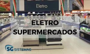 Os supermercados como concorrentes de lojas de eletro.