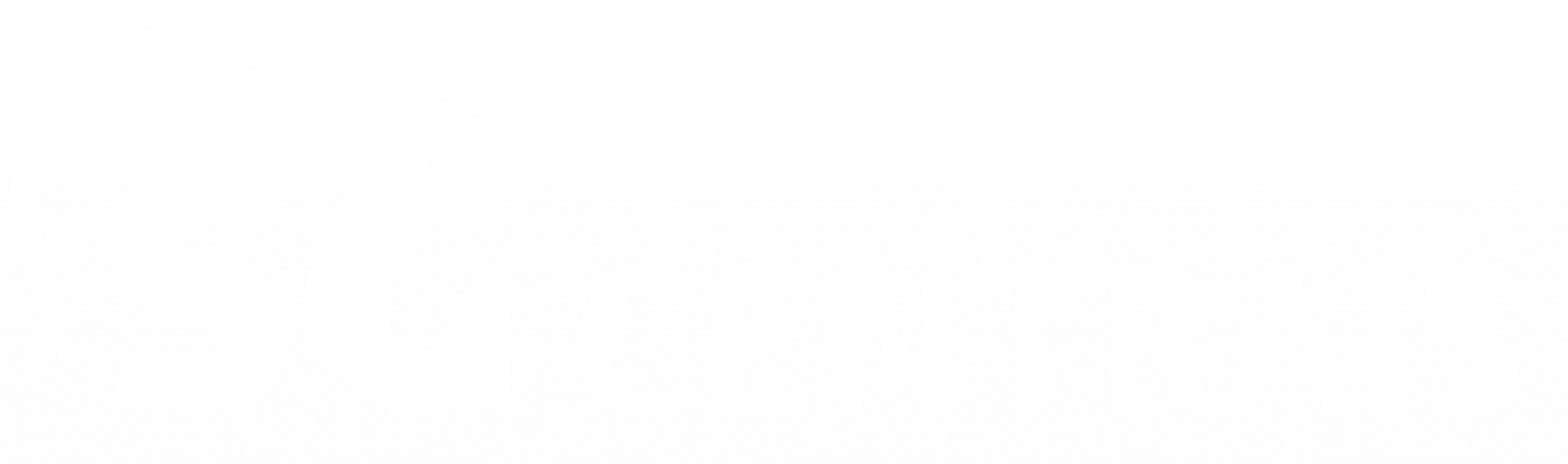 um logotipo preto e branco com as palavras sgcentrais
