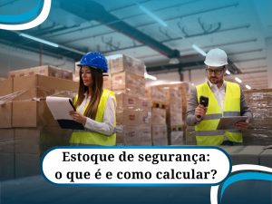 Funcionários em armazém com equipamentos de segurança