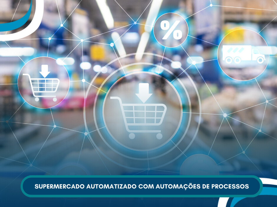 Supermercado automatizado com automações de processos