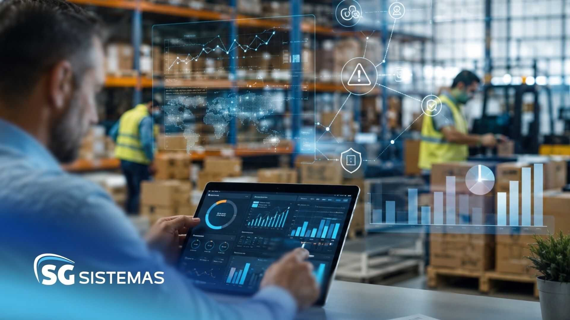 Análise de dados em sistema de gestão de armazém.